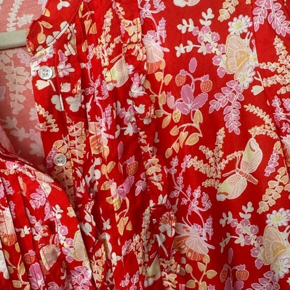 J. McLaughlin Harriet Silk Blend Midi Dress S - Picture 3 of 11